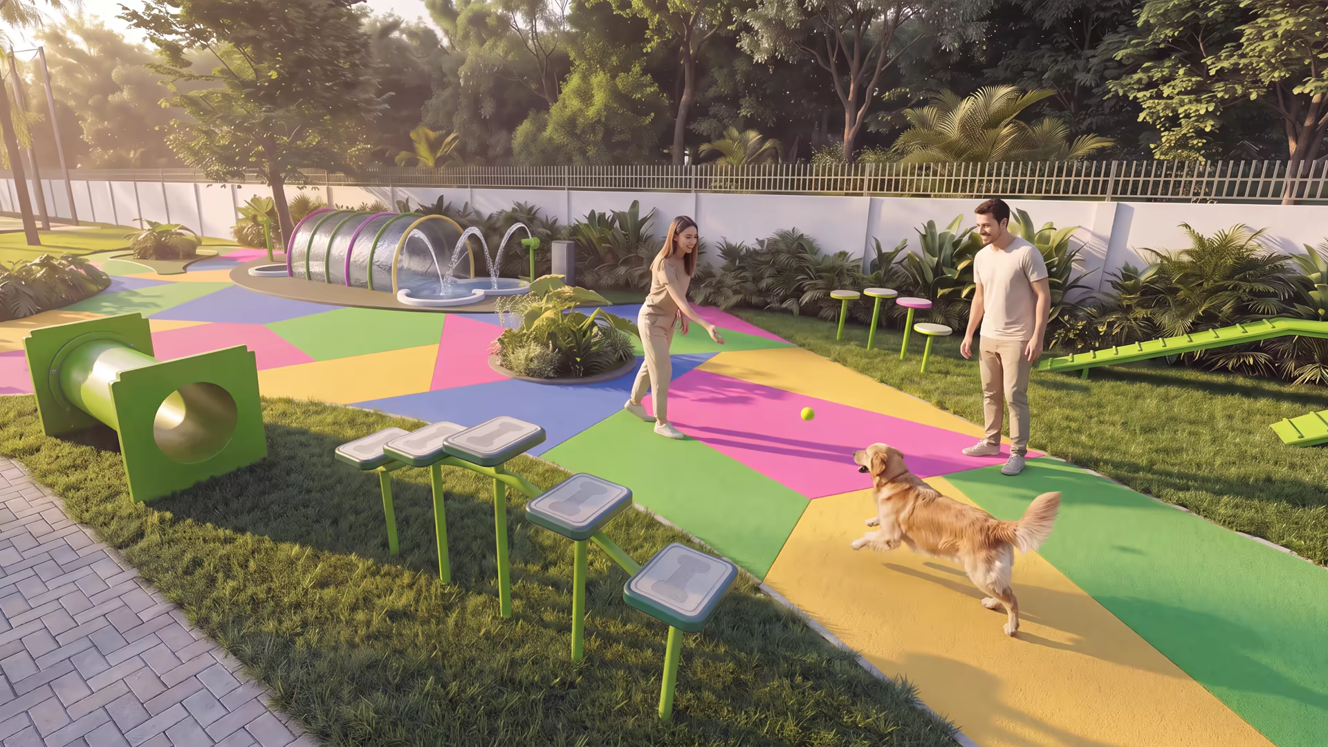 Pet Park del condominio